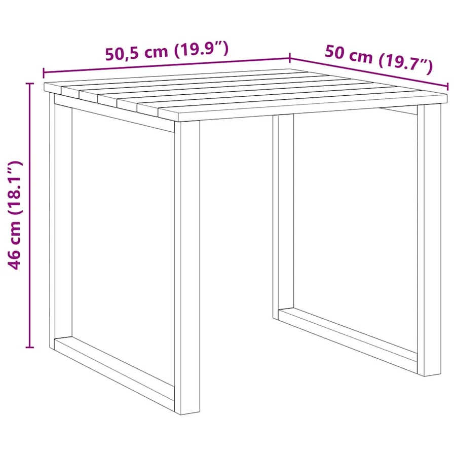 table 3 pcs Naturel Pinède imprégnée - 9