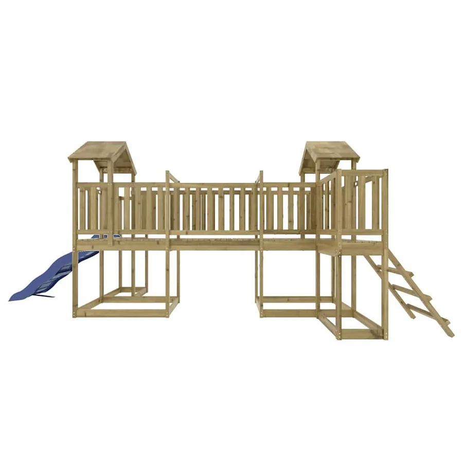 Aire de jeux d'extérieur bois de pin imprégné - 6