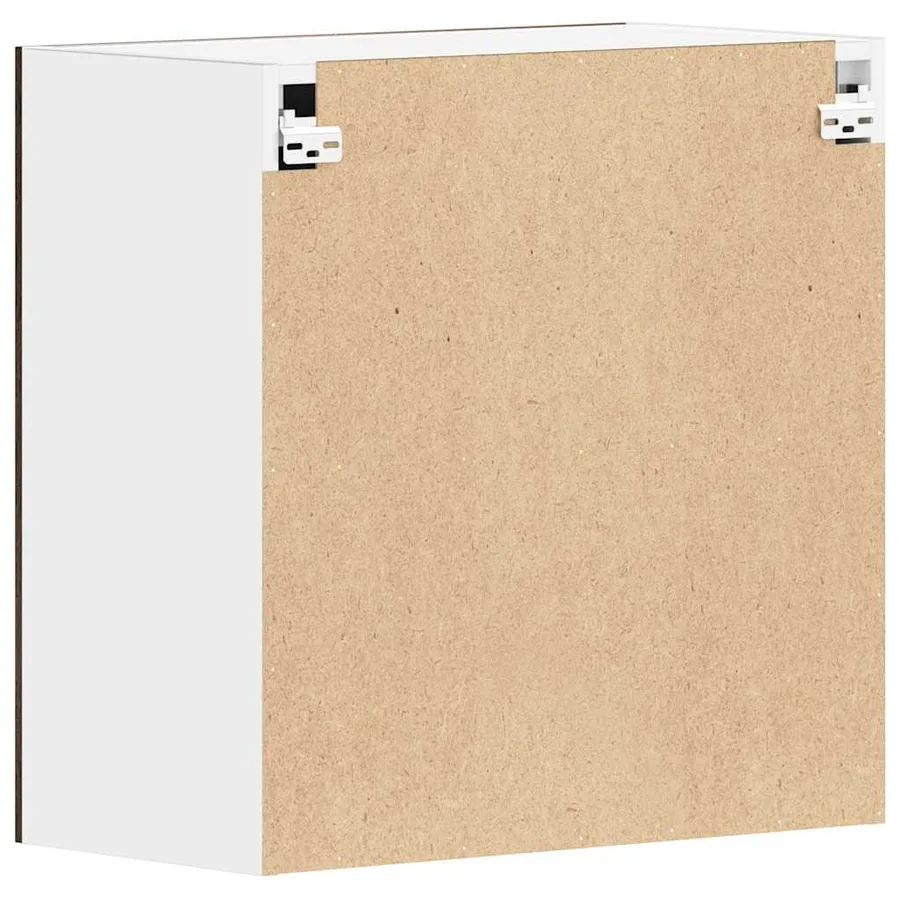 Armoire suspendue "Lyon" Chêne fumé 60 x 31 x 60 cm Bois d'ingénierie - 8