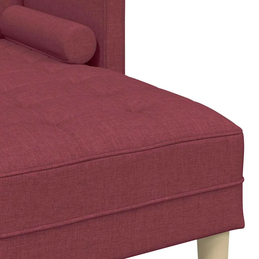 Ensemble de Canapés avec coussin Bordeaux Polyester - 7