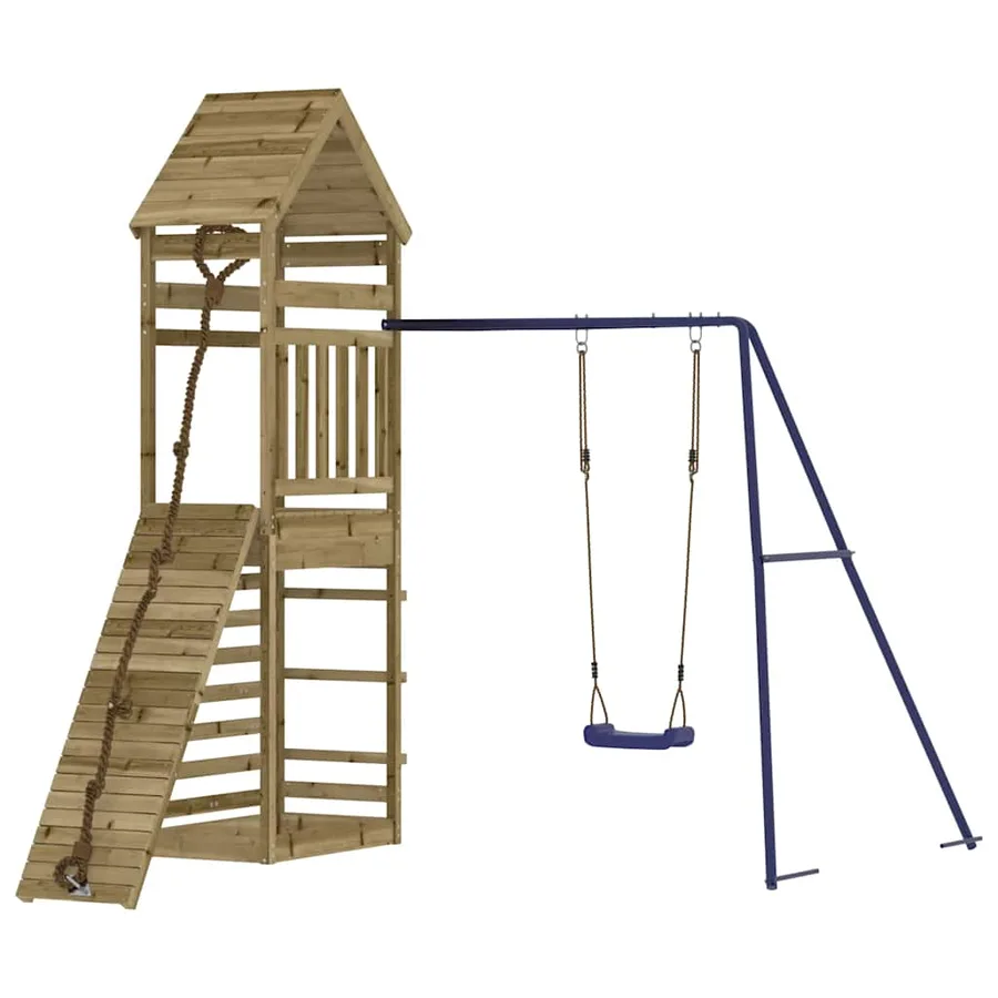 Aire de jeux d'extérieur bois de pin imprégné - 2