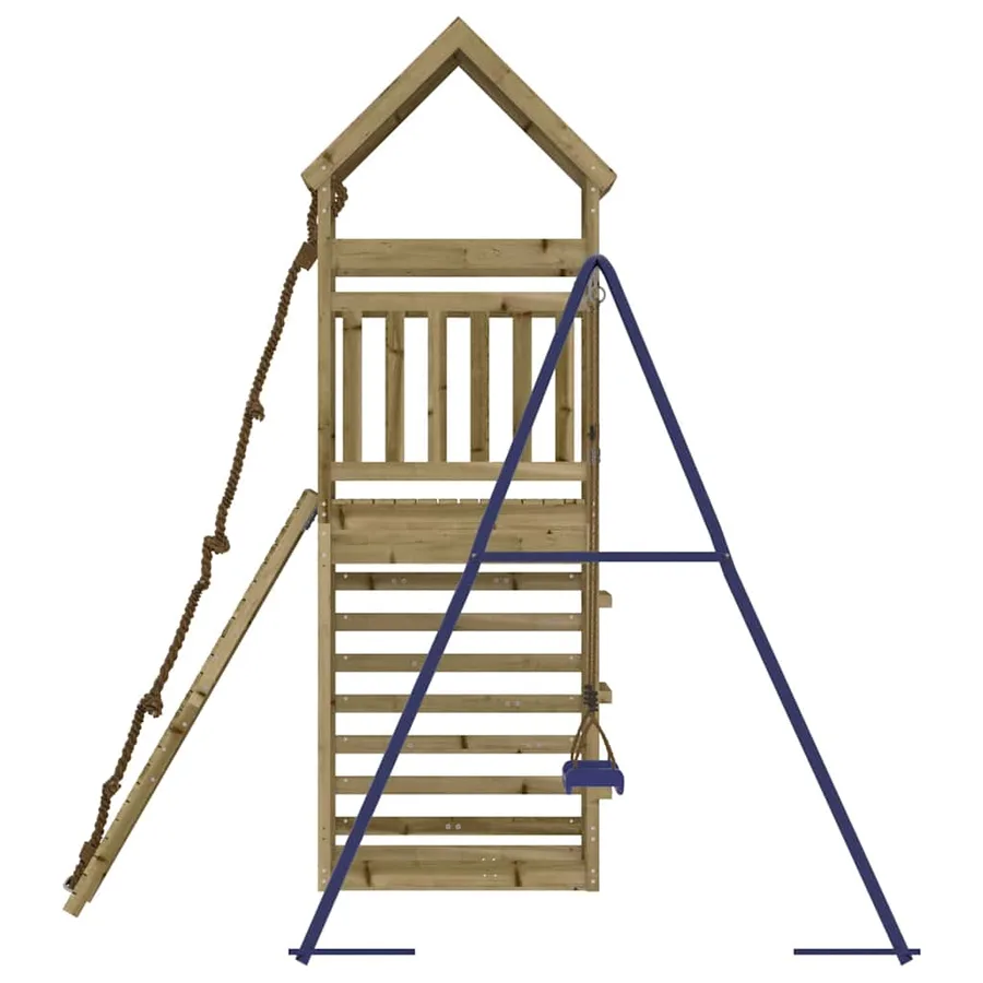 Aire de jeux d'extérieur bois de pin imprégné - 6