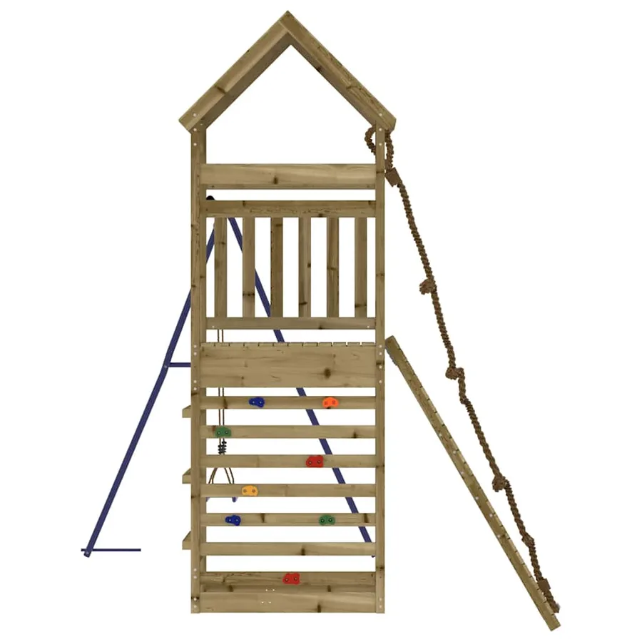 Aire de jeux d'extérieur bois de pin imprégné - 7