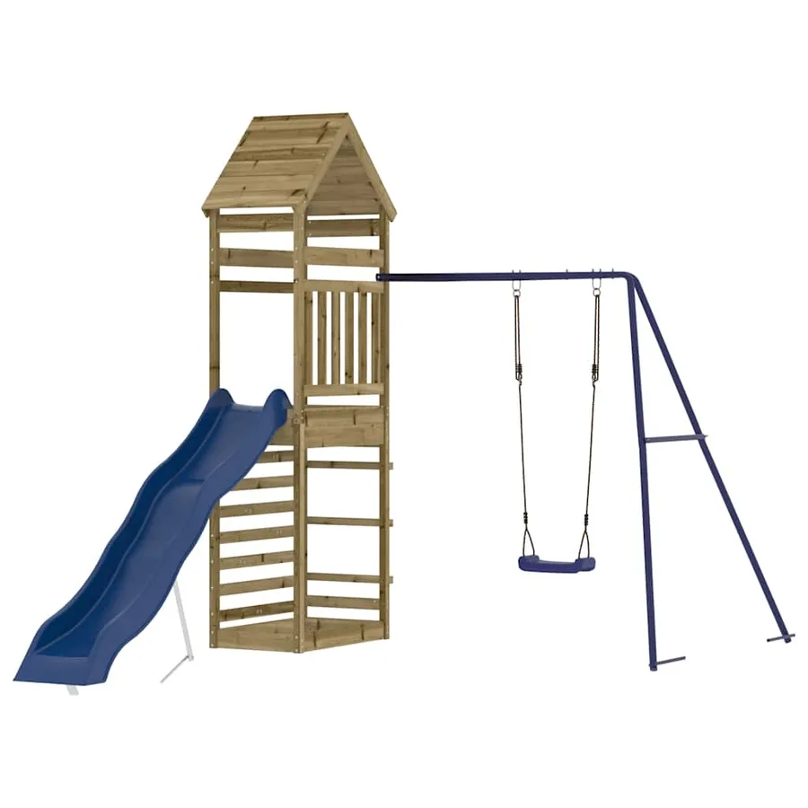 Aire de jeux d'extérieur bois de pin imprégné - 2