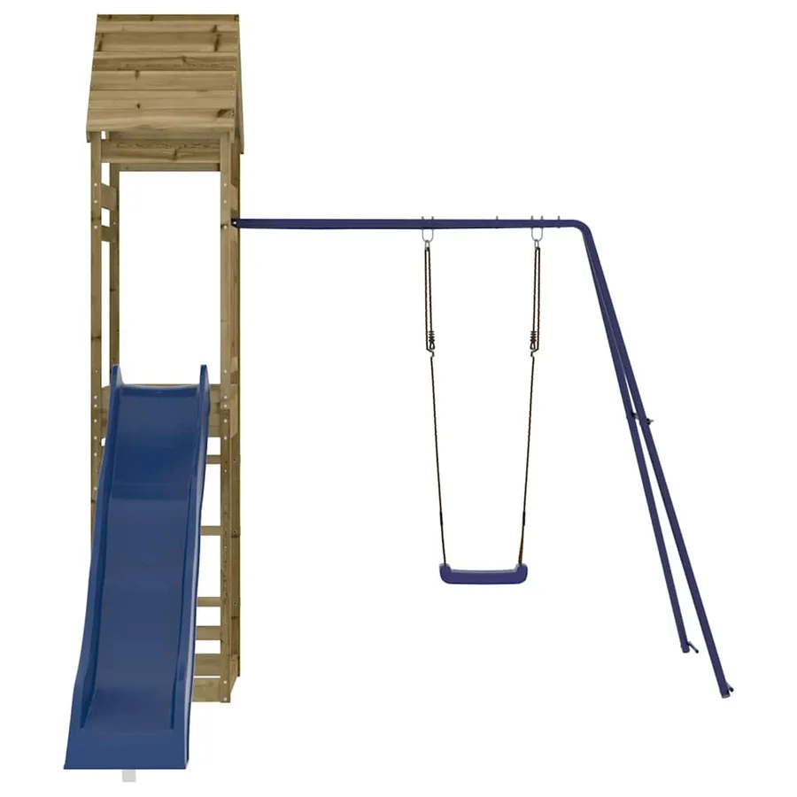 Aire de jeux d'extérieur bois de pin imprégné - 5