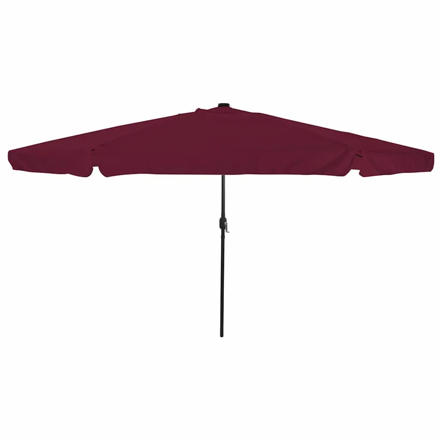 Parasol de jardin Bordeaux 395 x 395 x 245 cm Polyester