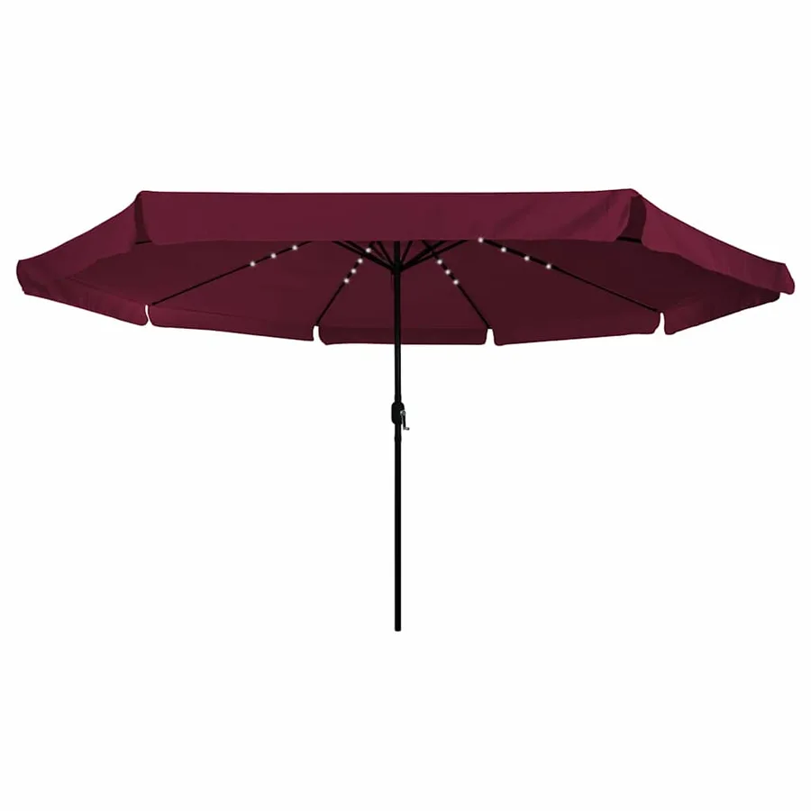 Parasol de jardin Bordeaux 395 x 395 x 245 cm Polyester - 3