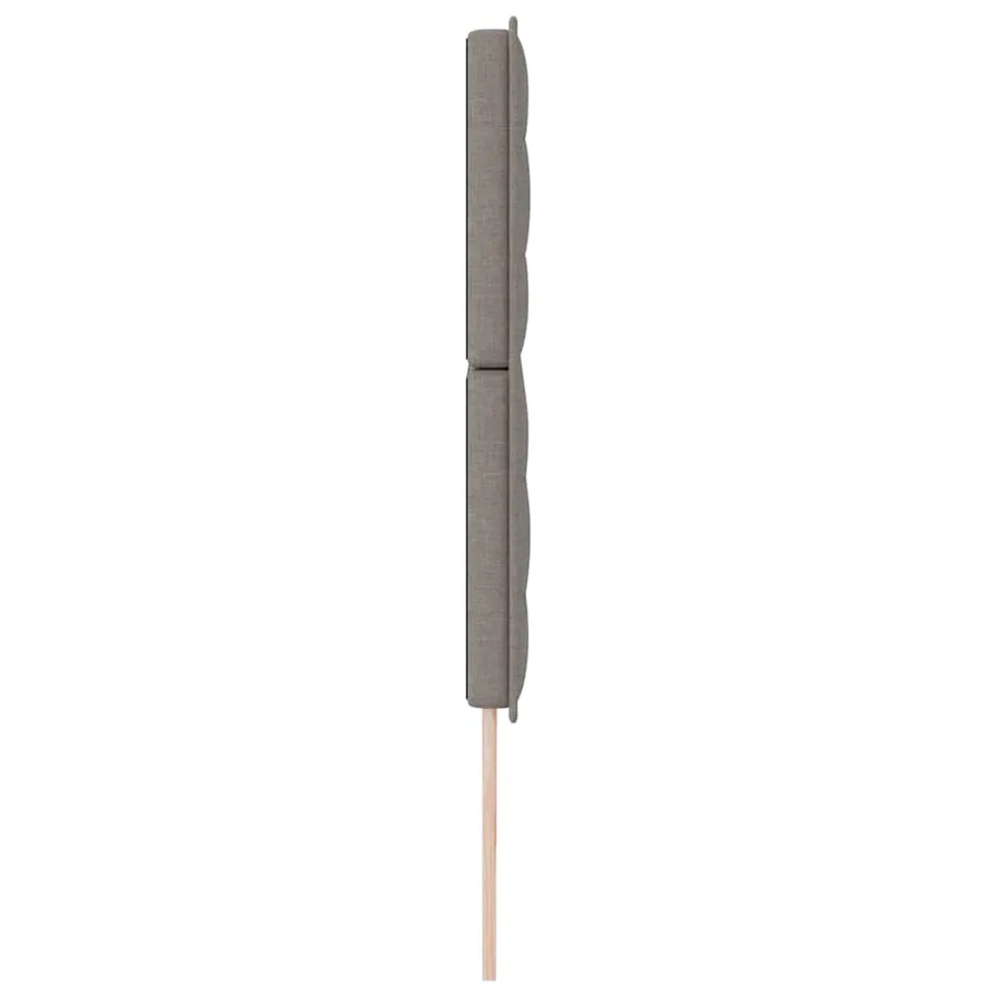 Tête de lit Taupe 200 cm tissu - 5