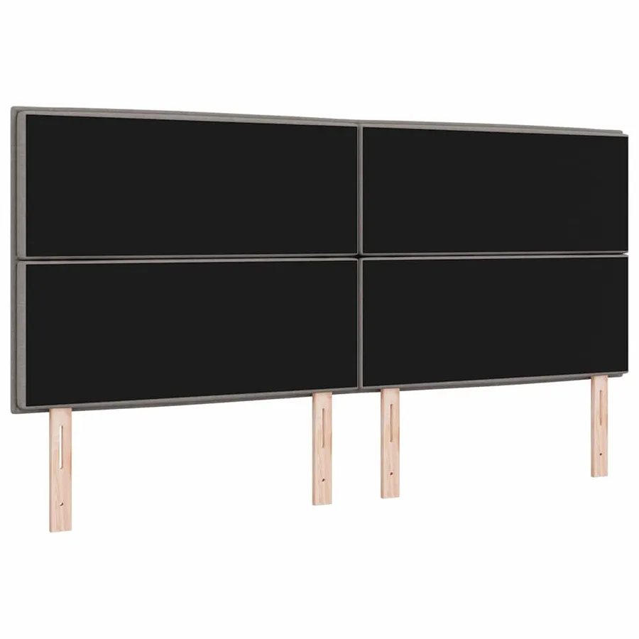Tête de lit Taupe 200 cm tissu - 6
