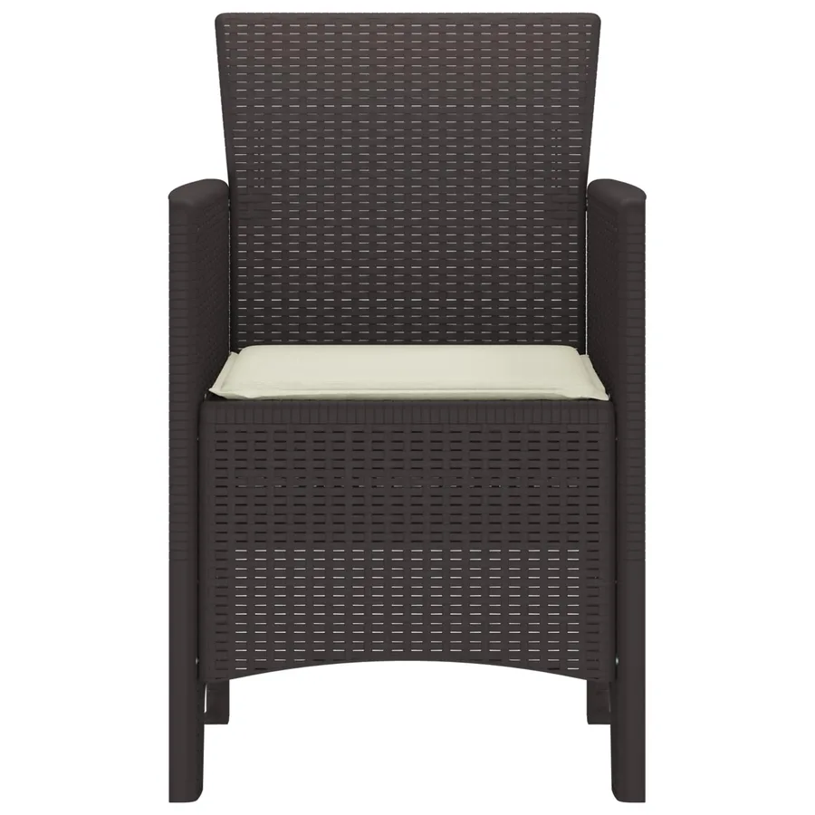 Chaise de jardin 2 pcs Anthracite 53 x 49 x 85 cm Polypropylène - 11