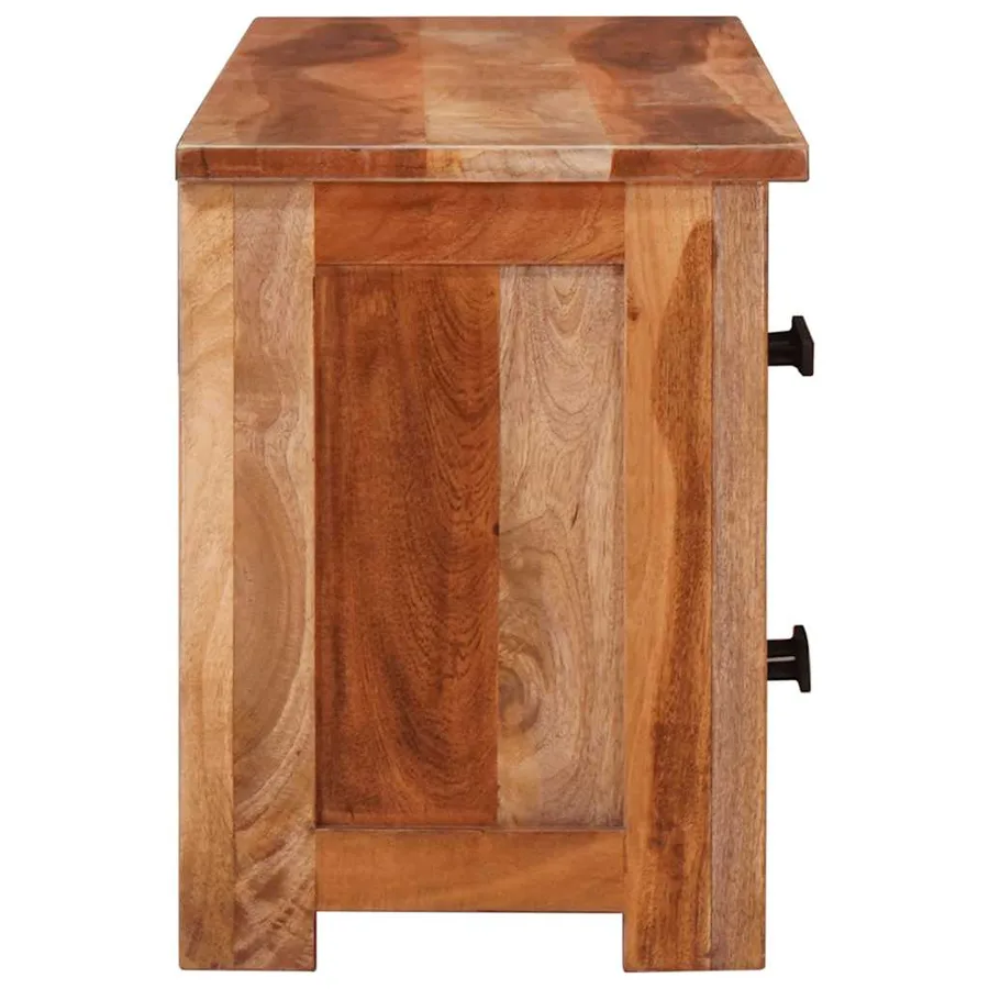Meuble TV 110x30x40 cm Bois solide - 3