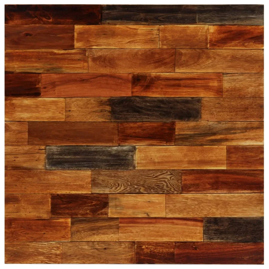 Table de bar Bois de récupération massif 70x70x106 cm - 2