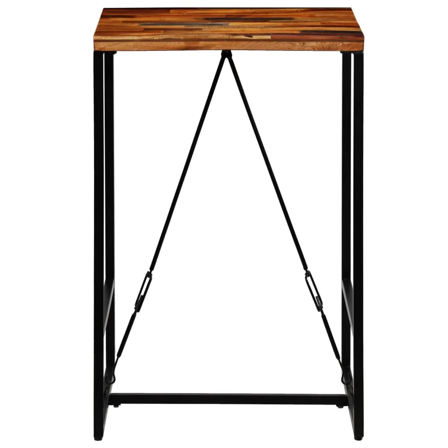 Table de bar Bois de récupération massif 70x70x106 cm - 3