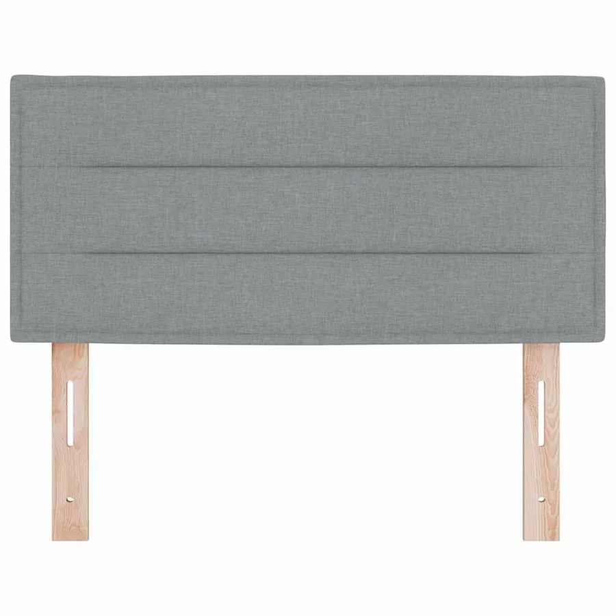 Tête de lit Gris clair 80 cm tissu - 4