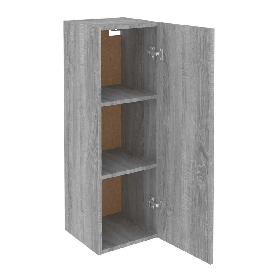 Meubles TV 2 pcs Sonoma gris 30,5x30x90 cm Bois d'ingénierie - 9