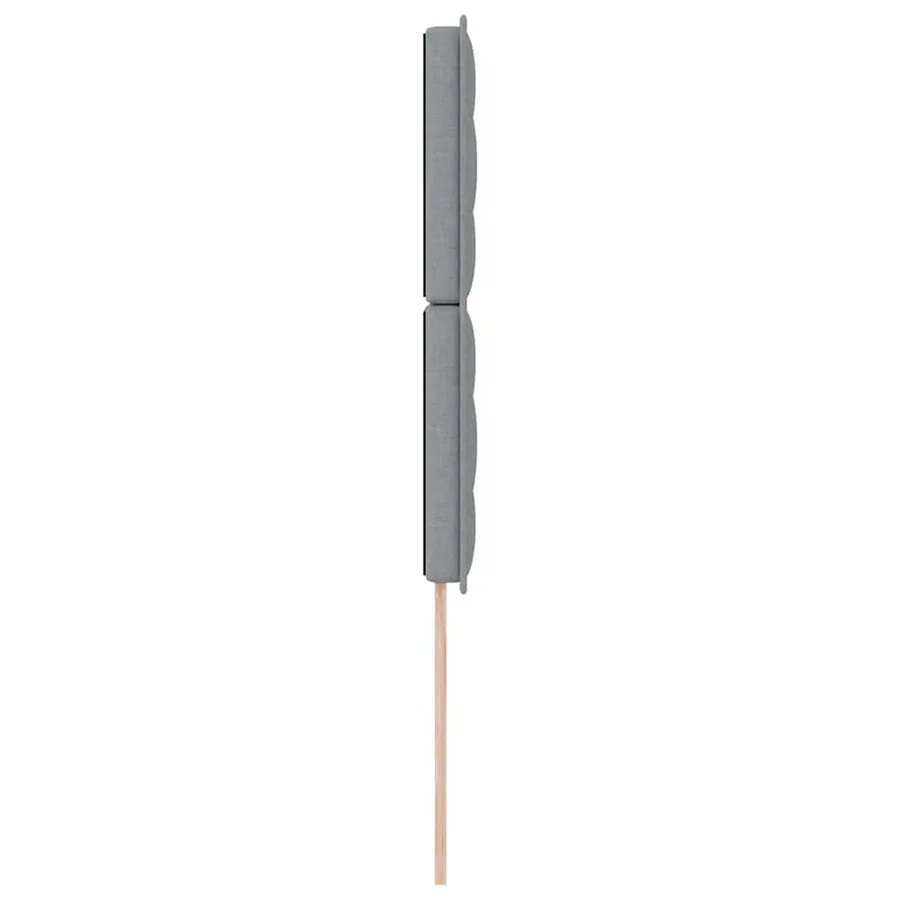Tête de lit Gris clair 90 cm tissu - 5