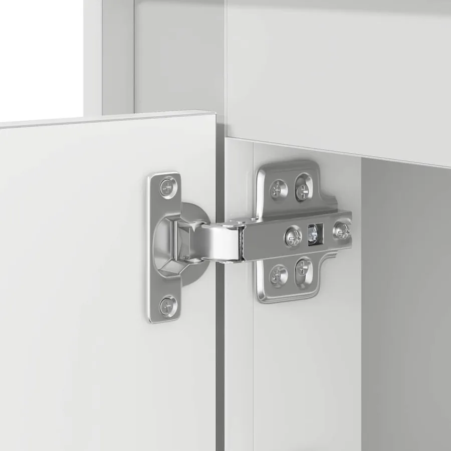 Cabinet de chevet 2 pcs Blanc 44 x 34,5 x 45 cm - 13