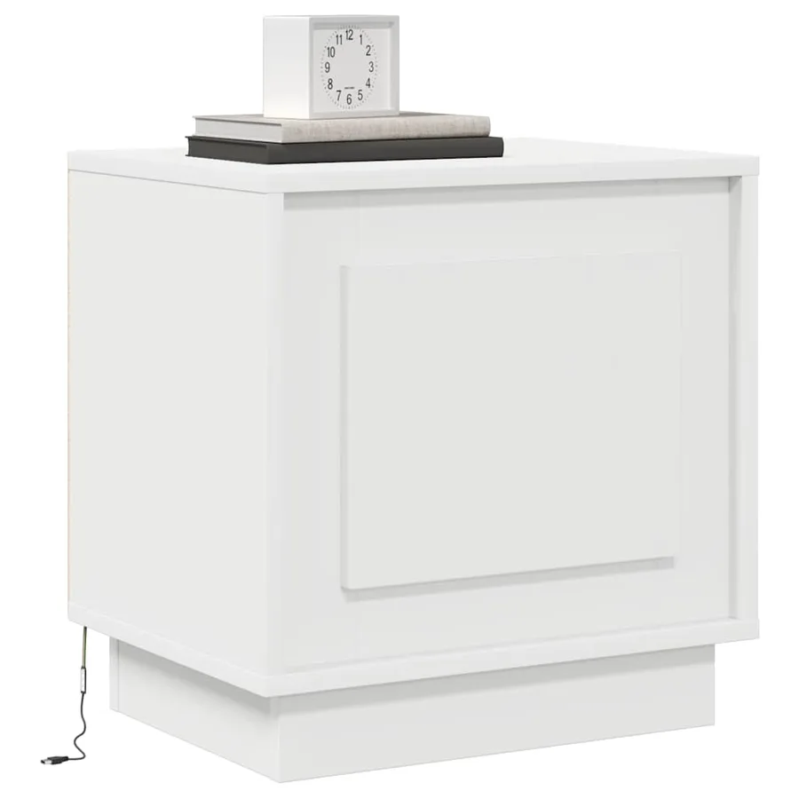 Cabinet de chevet 2 pcs Blanc 44 x 34,5 x 45 cm - 3