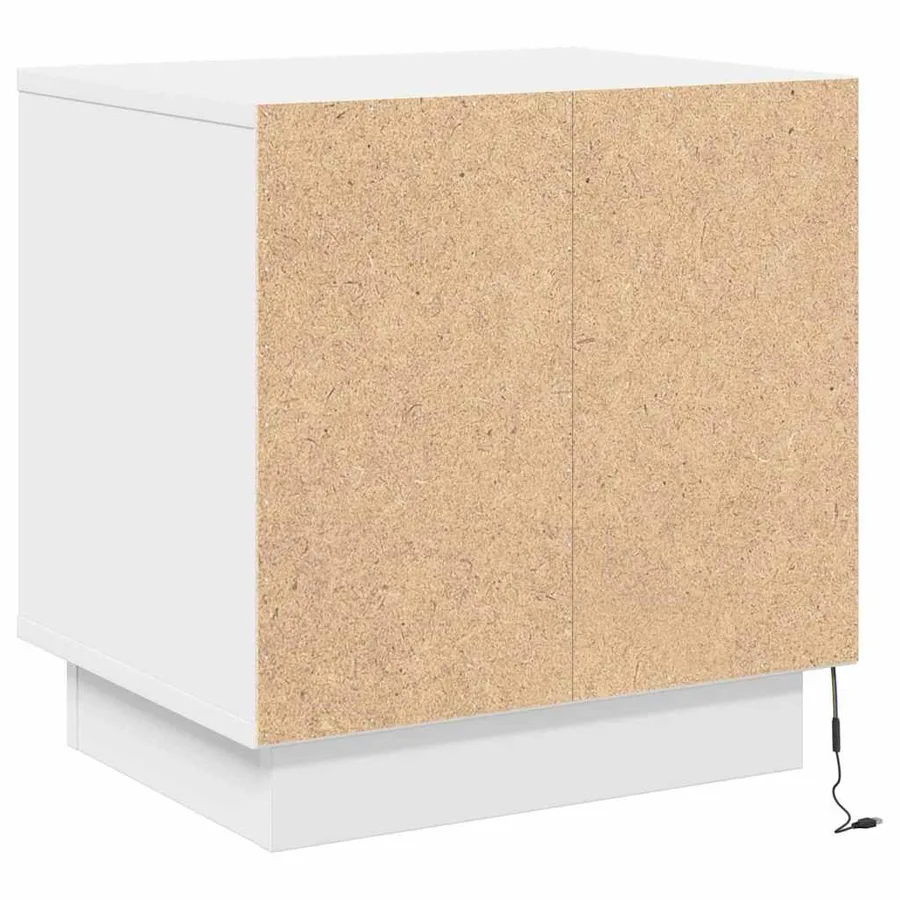 Cabinet de chevet 2 pcs Blanc 44 x 34,5 x 45 cm - 8