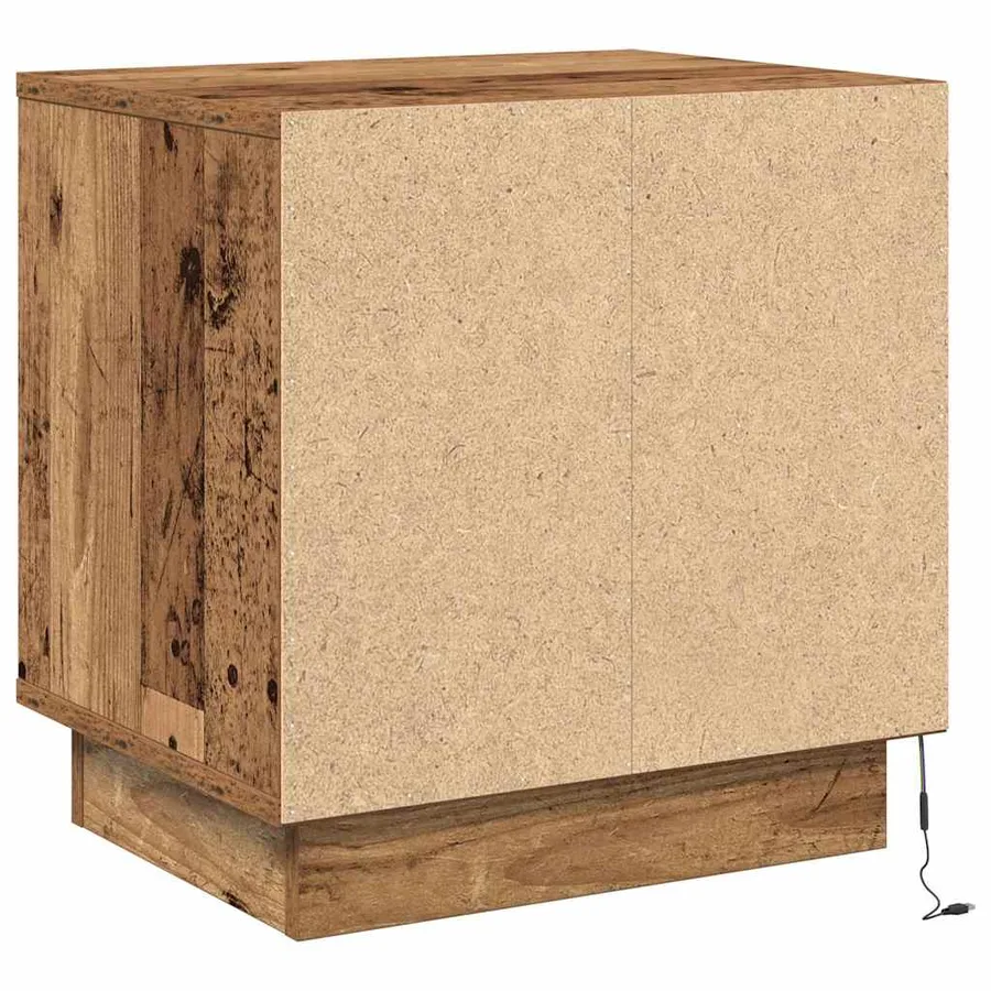 Cabinet de chevet 2 pcs Bois ancien 44 x 34,5 x 45 cm - 8