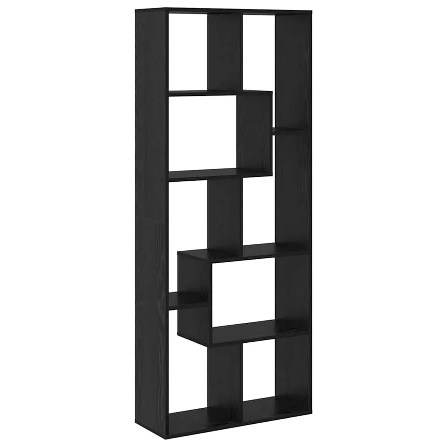Bibliothèque Chêne noir 67 x 25 x 162 cm Bois d'ingénierie - 2