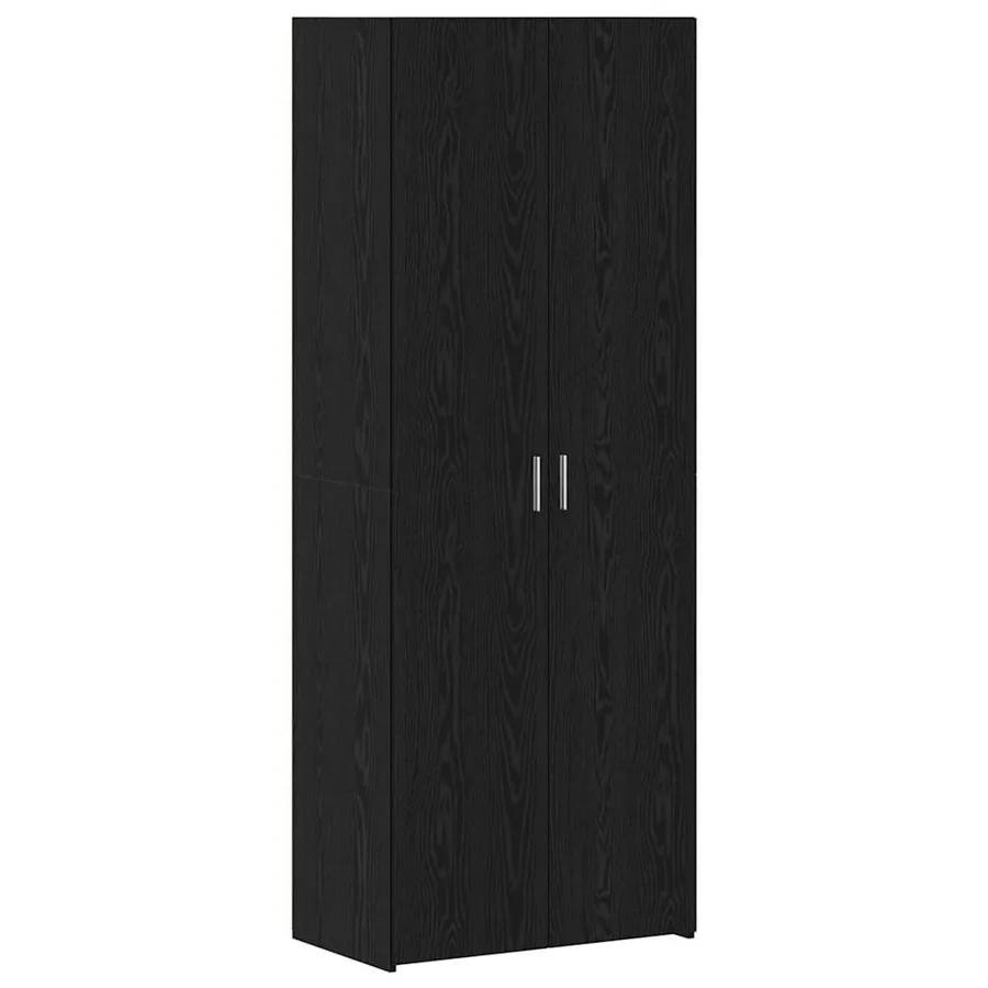 Armoire de rangement 3 pcs Chêne noir - 6