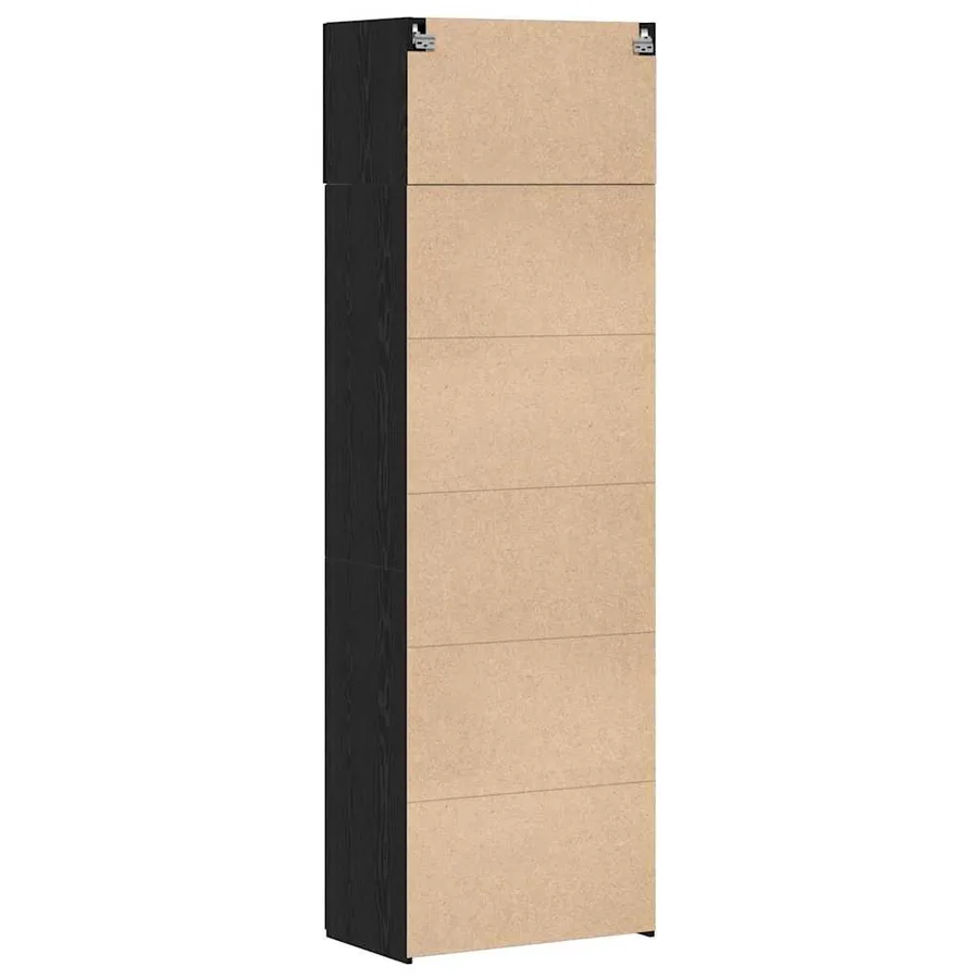 Armoire de rangement 3 pcs Chêne noir - 8