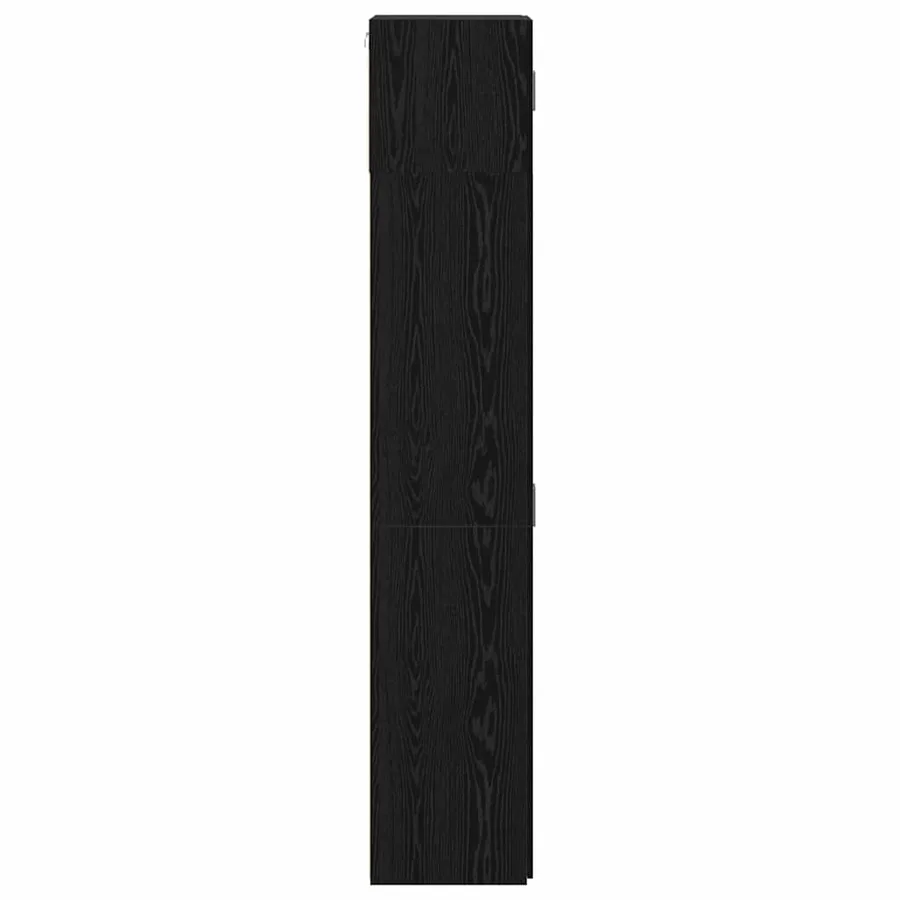 Armoire de rangement 3 pcs Chêne noir - 9