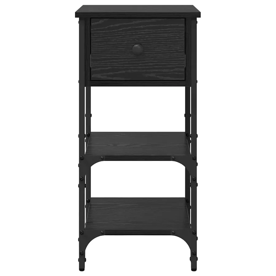 Cabinet de chevet 2 pcs Chêne noir 33,5 x 36 x 70 cm - 7