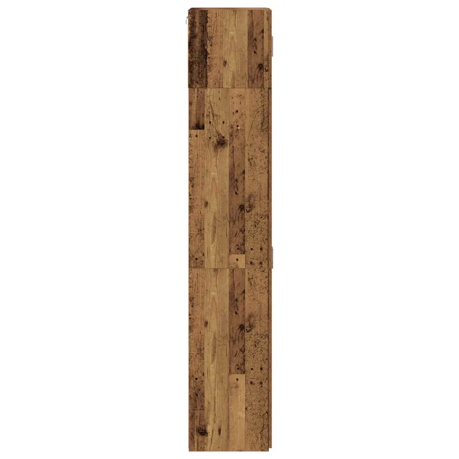 Armoire de rangement 2 pcs Bois ancien 70 x 42,5 x 225 cm - 9