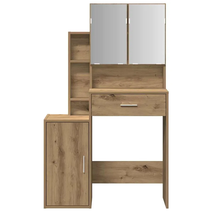Table de Toilette Chêne artisanal 80 x 35 x 132 cm - 7
