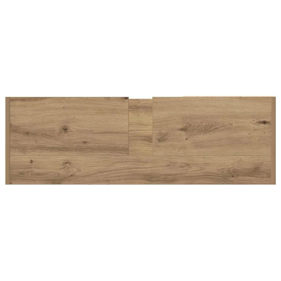 Cabinet de salle de bain Chêne artisanal 90 x 29 x 55 cm - 9