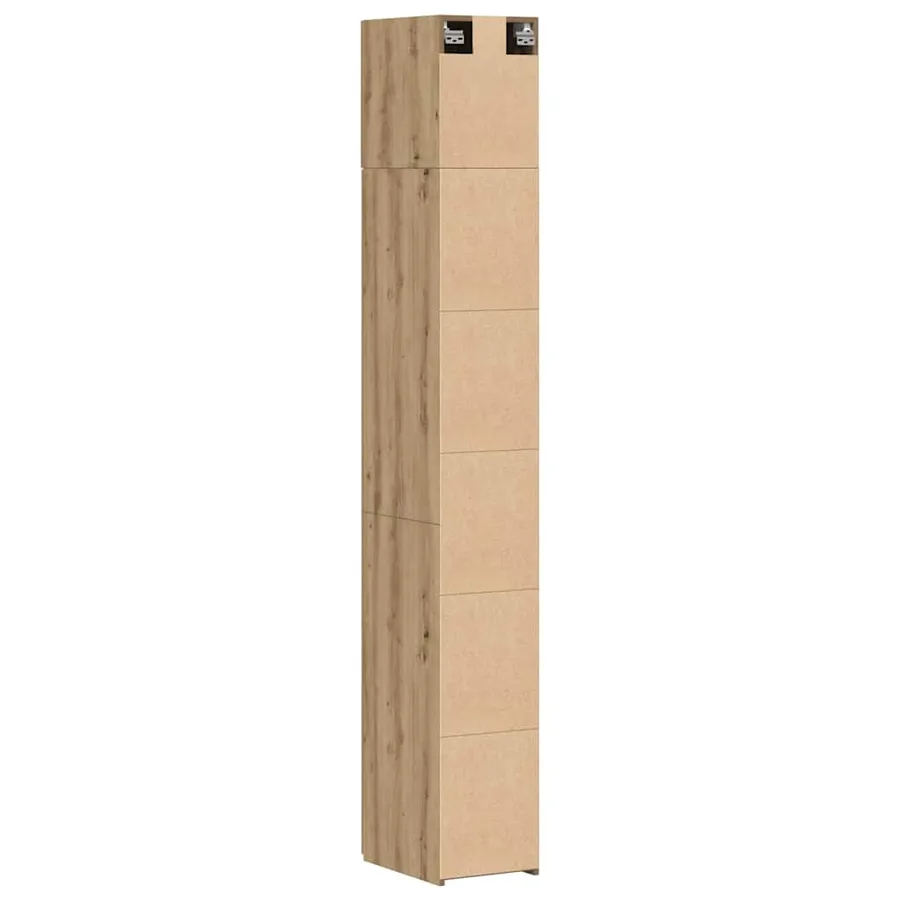 Armoire de rangement 2 pièces avec étagères 2 pcs - 9