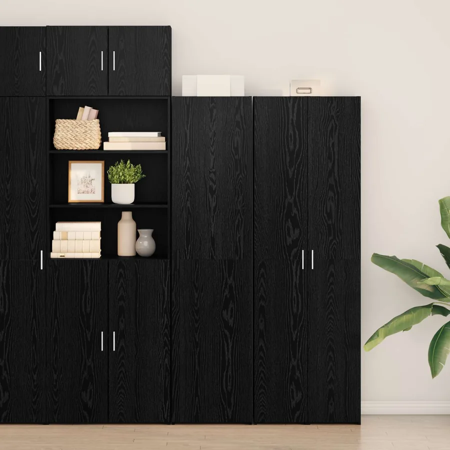 Haut Armoire Chêne noir 45 x 42,5 x 185 cm