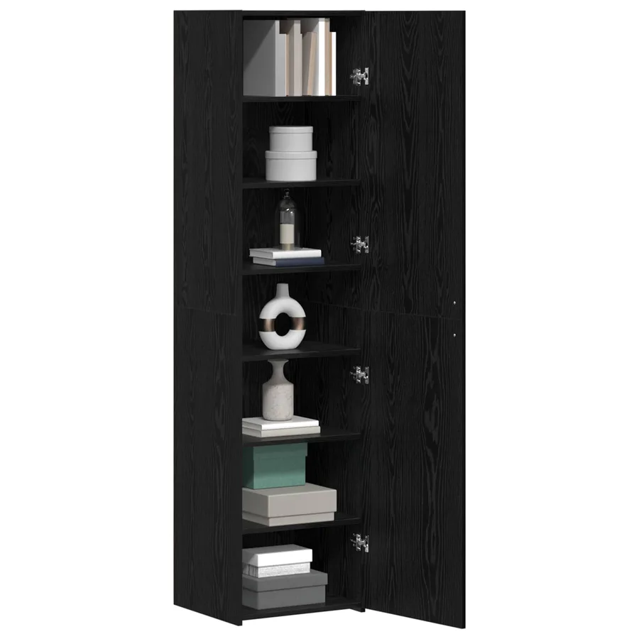 Haut Armoire Chêne noir 45 x 42,5 x 185 cm - 3