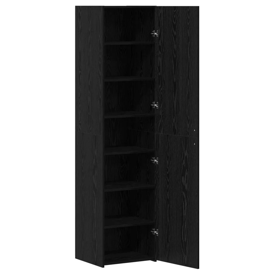 Haut Armoire Chêne noir 45 x 42,5 x 185 cm - 6