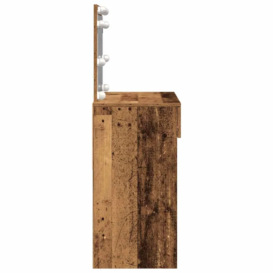 Table de Toilette avec tiroir Bois ancien 100 x 40 x 120 cm - 6