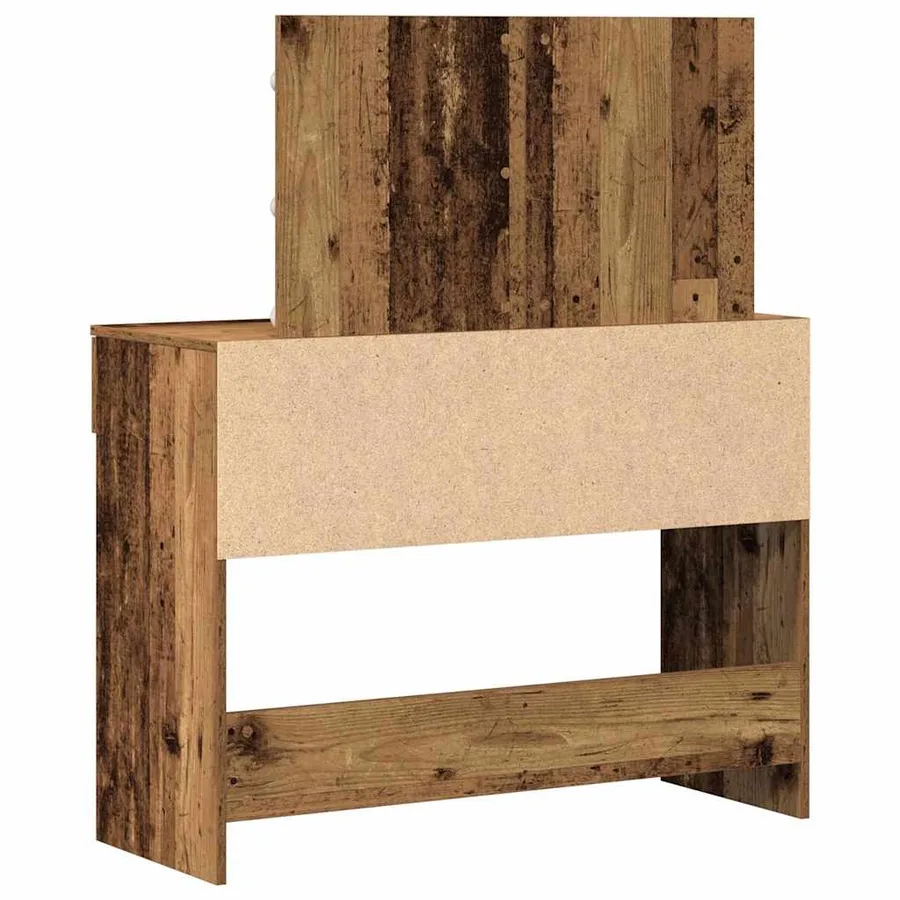 Table de Toilette avec tiroir Bois ancien 100 x 40 x 120 cm - 7