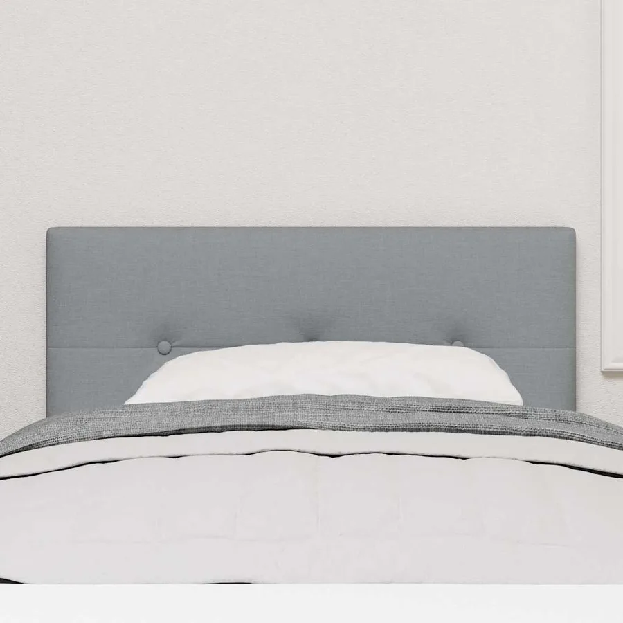 Tête de lit LED avec bandes LED Gris clair 100 cm tissu - 3