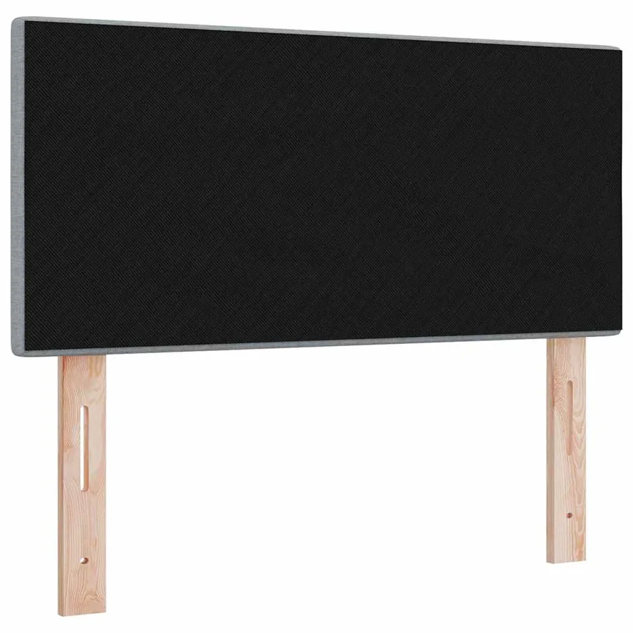 Tête de lit LED avec bandes LED Gris clair 100 cm tissu - 7