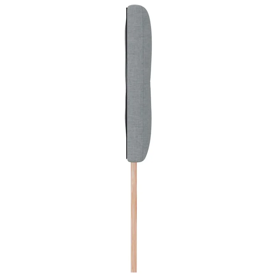 Tête de lit réglable en hauteur Gris clair 160 cm tissu - 5
