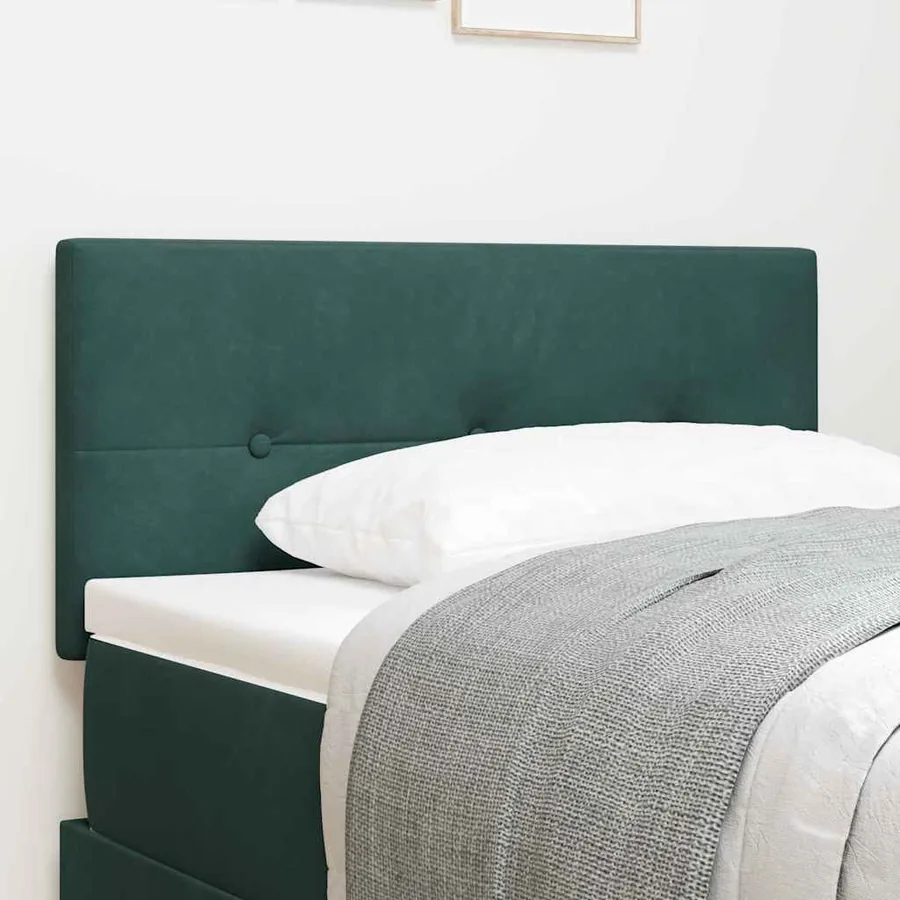 Tête de lit Vert foncé 80 cm Velours