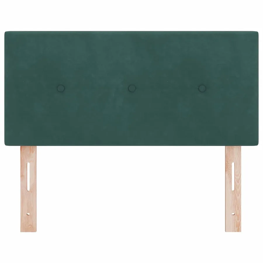 Tête de lit Vert foncé 80 cm Velours - 4