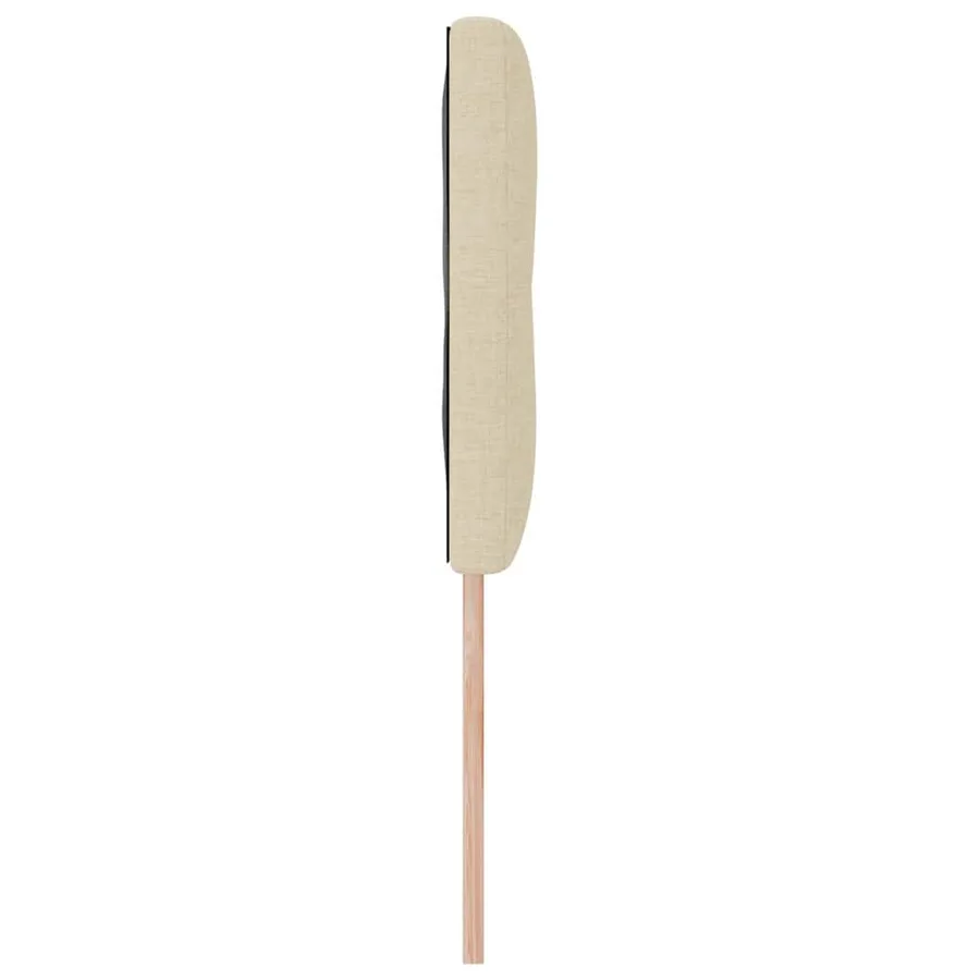 Tête de lit LED avec bandes LED Crème 160 cm tissu - 6