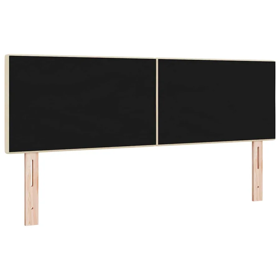 Tête de lit LED avec bandes LED Crème 160 cm tissu - 7