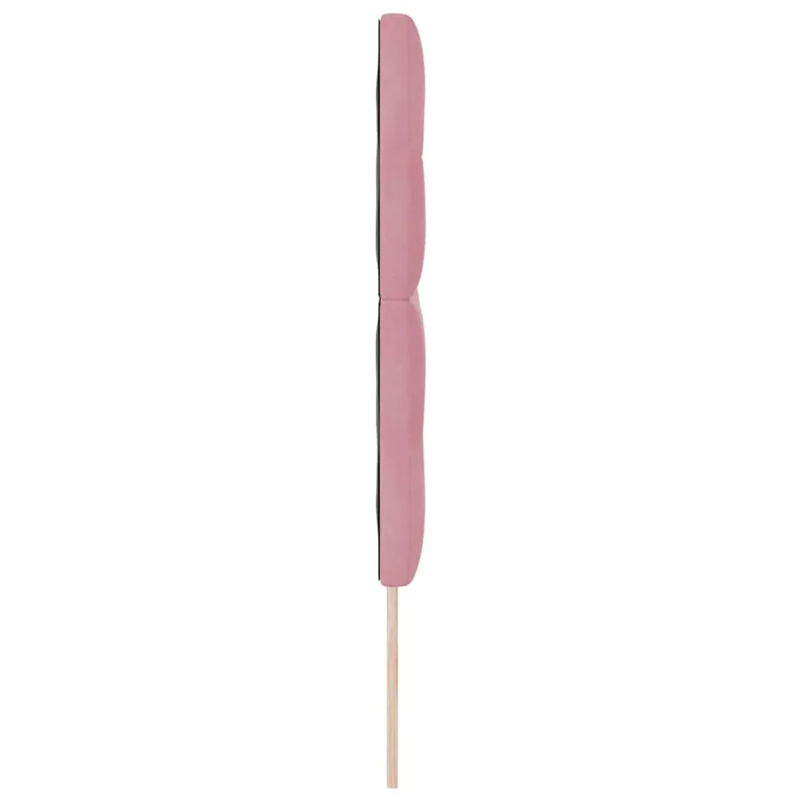 Tête de lit Rose 144 cm Velours - 5