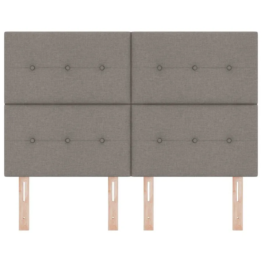 Tête de lit réglable en hauteur Taupe 160 cm tissu - 4