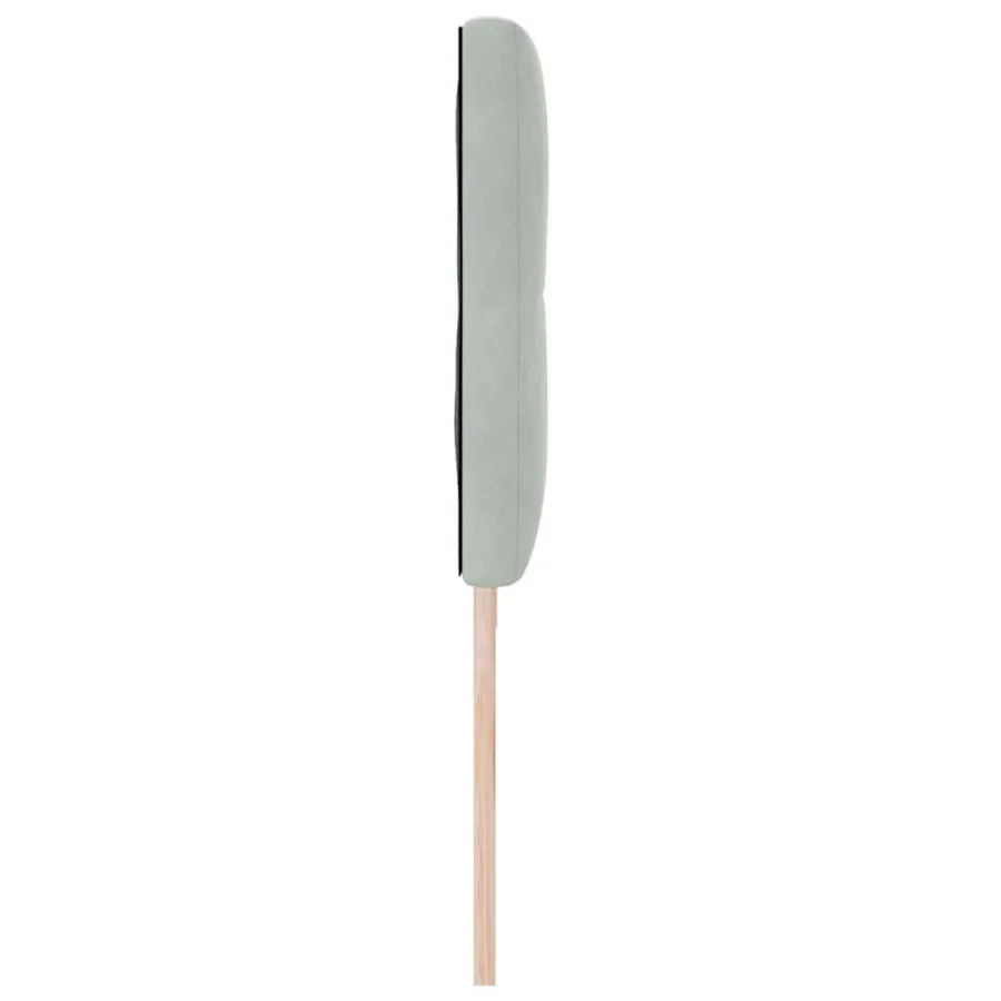 Tête de lit Gris clair 200 cm Velours - 4