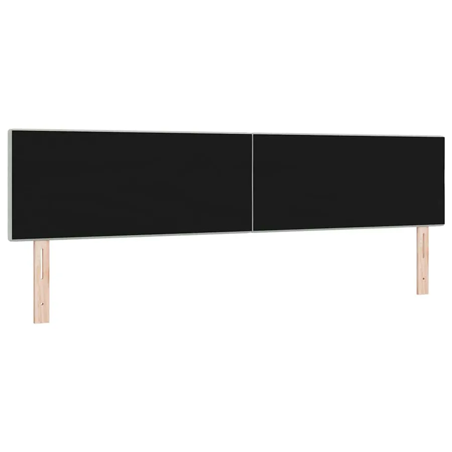 Tête de lit LED avec bandes LED Gris clair 200 cm Velours - 7