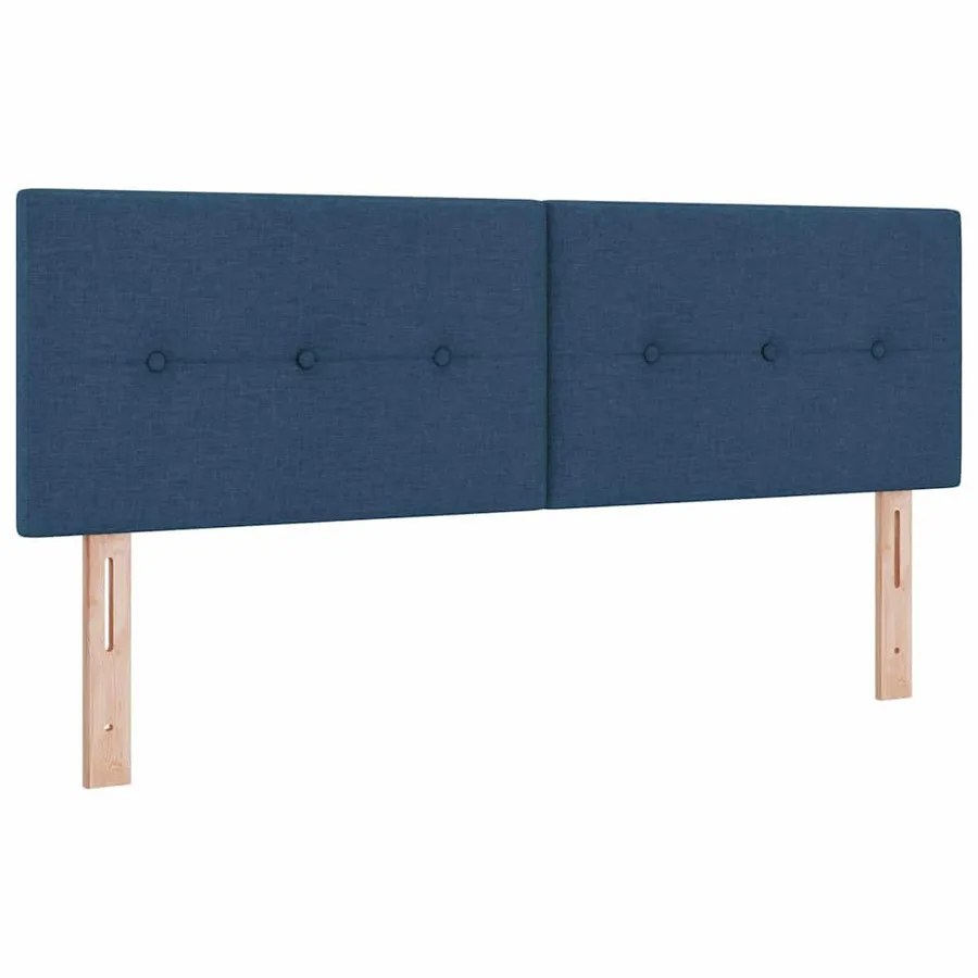 Tête de lit LED avec bandes LED Bleu 144 cm tissu - 2
